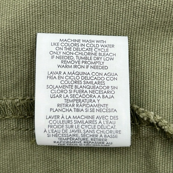 Cabi Explorer Utility Vest Army Green Sleeveless Gorpcore Zip Front Stretch Sz M - Picture 16 of 16